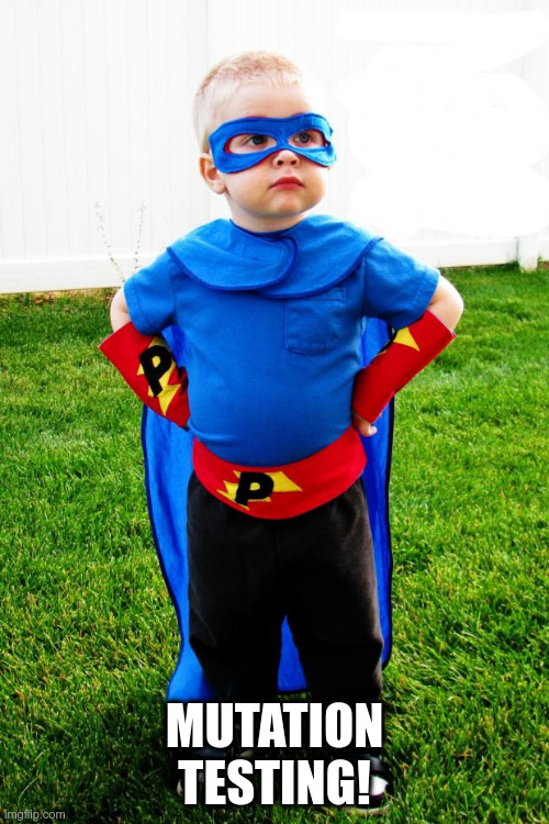 Mutation testing hero Mutation testing hero