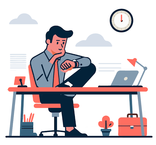 Man checking time Man checking time