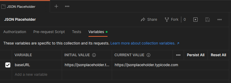 Postman Collection Variables Postman Collection Variables